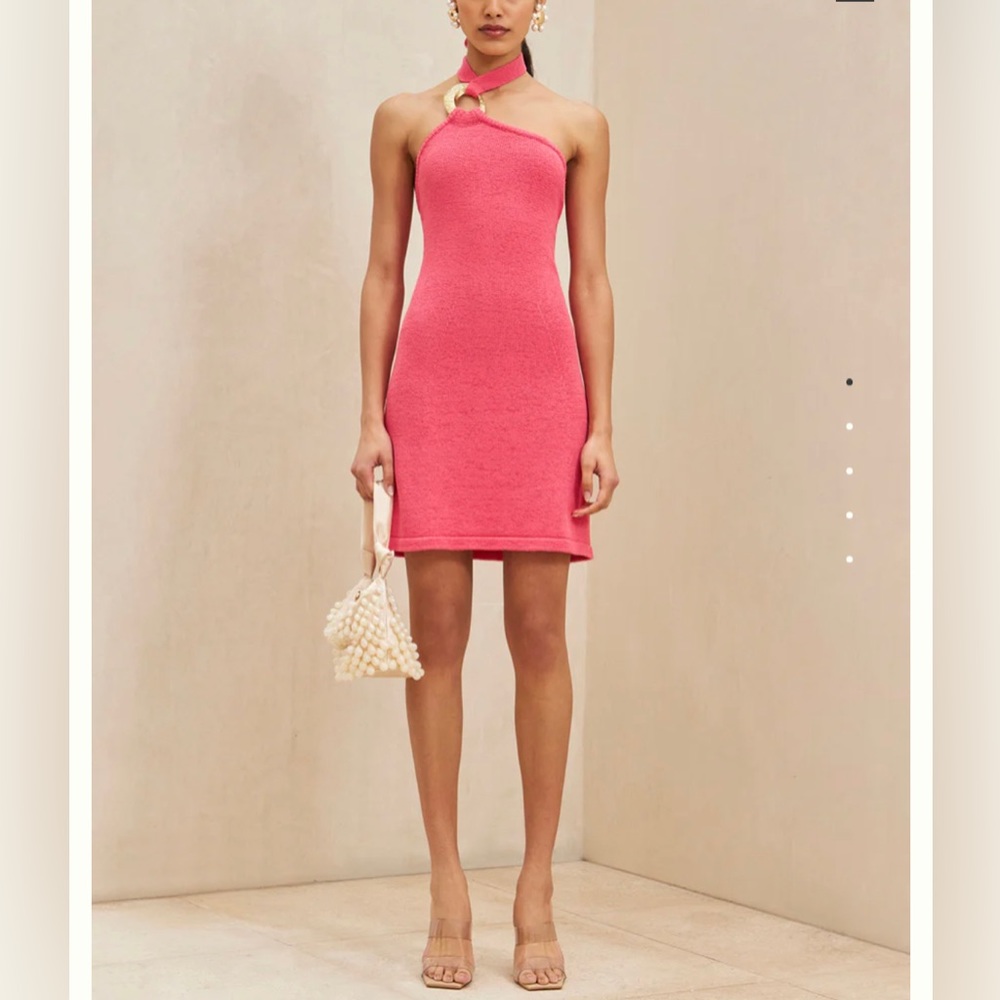 Cult Gaia- Kendall Knit Dress in Sangria- XS
